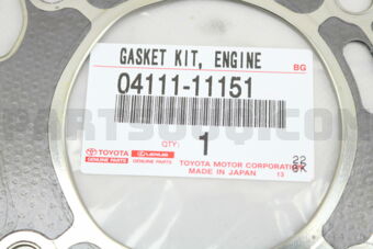 0411111151 GASKET KIT, ENGINE OVERHAUL