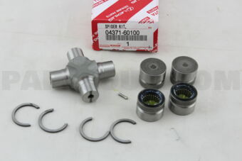 0437160100 Toyota SPIDER KIT, REAR PROPELLER SHAFT UNIVERSAL JOINT