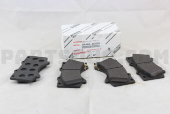 044650C020 Toyota PAD KIT, DISC BRAKE, FRONT