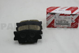 0446633180 PAD KIT, DISC BRAKE, REAR