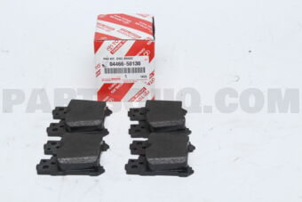 0446650130 PAD KIT, DISC BRAKE, REAR