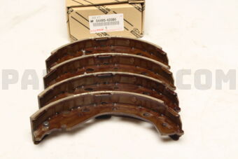 0449542080 SHOE KIT, REAR BRAKE