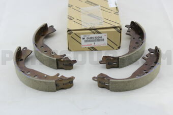 0449552040 SHOE KIT, REAR BRAKE