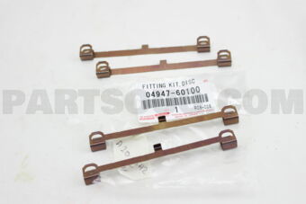 0494760100 FITTING KIT, DISC BRAKE, FRONT