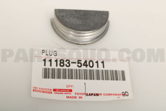 1118354011 Toyota PLUG, SEMICIRCULAR