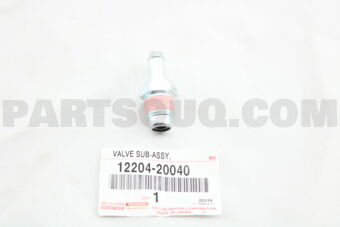 1220420040 VALVE SUB-ASSY, VENTILATION