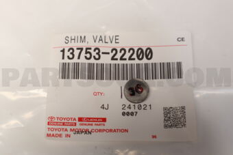 1375322200 Toyota SHIM, VALVE ADJUSTING