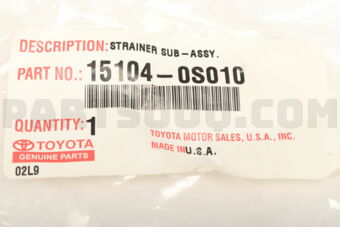 151040S010 STRAINER SUB-ASSY, OIL