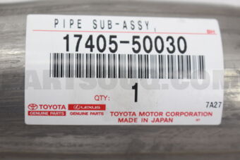 1740550030 Toyota PIPE ASSY, EXHAUST, TAIL