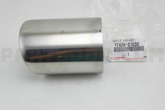 1740831030 BAFFLE SUB ASSY, EXHAUST TAIL PIPE