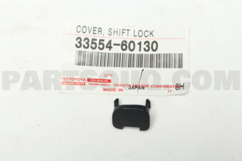 3355460130 COVER, SHIFT LOCK RELEASE BUTTON