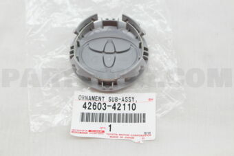 4260342110 ORNAMENT SUB-ASSY, WHEEL HUB