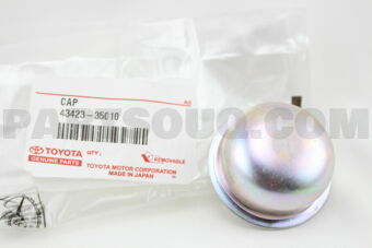 4342335010 CAP, FRONT AXLE HUB GREASE, RH/LH