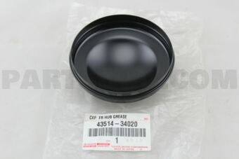4351434020 CAP, FRONT AXLE HUB GREASE, RH/LH