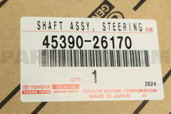 4539026170 SHAFT ASSY, STEERING TORQUE