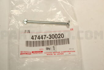 4744730020 Toyota PIN, SHOE HOLD DOWN SPRING(FOR FRONT BRAKE)
