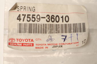 4755936010 Toyota SPING, FRONT AUTOMATIC ADJUST LEVER SUPPORT, RH/LH