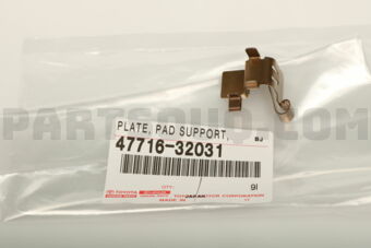 4771632031 PLATE, PAD SUPPORT, NO.1(FOR FRONT