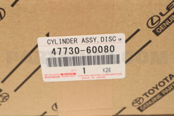 4773060080 Toyota CYLINDER ASSY, FRONT DISC BRAKE, RH