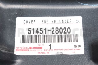 5145128020 COVER, ENGINE UNDER, CENTER