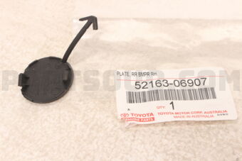 5216306907 PLATE, REAR BUMPER, RH