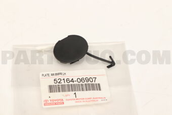 5216406907 PLATE, REAR BUMPER, LH