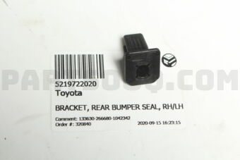 5219722020 BRACKET, REAR BUMPER SEAL, RH/LH