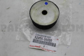 5220535020 Toyota CUSHIION SUB-ASSY, CAB MOUNTING, NO.3 UPPER