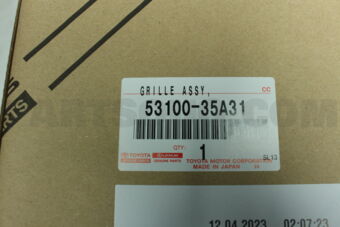 5310035A31 Toyota GRILLE, RADIATOR