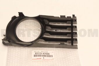 5311347030 Toyota GRILLE, RADIATOR, LOWER LH