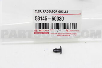 5314560030 CLIP(FOR FRONT BUMPER), NO.1