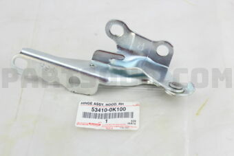 534100K100 HINGE ASSY, HOOD, RH