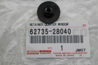 6273528040 RETAINER, BACK DOOR HINGE, RH/LH