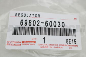 6980260030 REGULATOR SUB-ASSY, FRONT DOOR WIN