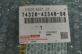 7432042340B0 Toyota VISOR ASSY, LH