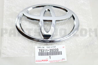 7531135220 EMBLEM, RADIATOR GRILLE (OR FRONT 
