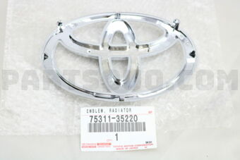 7531135220 EMBLEM, RADIATOR GRILLE (OR FRONT 
