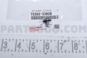 7539233020 Toyota RETAINER, OUTSIDE MOULDING