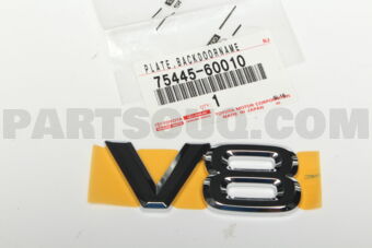 7544560010 PLATE, BACK DOOR NAME, NO.2