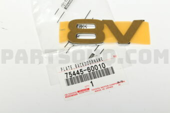 7544560010 PLATE, BACK DOOR NAME, NO.2