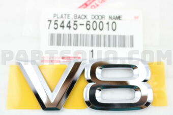 7544560010 PLATE, BACK DOOR NAME, NO.2