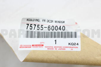 7575560040 MOULDING, FRONT DOOR WINDOW FRAME,