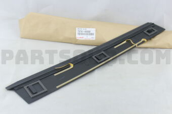 7576160030 MOULDING, REAR DOOR WINDOW FRAME, 