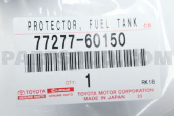 7727760150 PROTECTOR, FUEL TANK FILLER PIPE