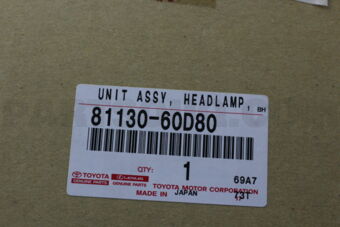 8113060D80 UNIT ASSY, HEADLAMP, RH