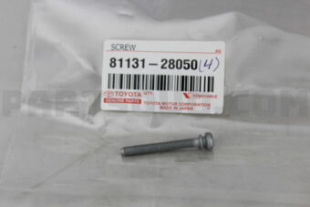 8113128050 SCREW, HEADLAMP ADJUSTING