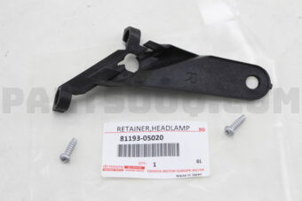 8119305020 RETAINER, HEADLAMP PROTECTOR, UPR 