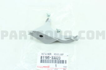 8119533020 RETAINER, HEADLAMP PROTECTOR, LWR 