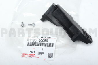 8119560080 RETAINER, RH HEADLAMP PROTECTOR, LWR RH