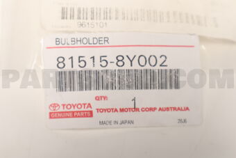 815158Y002 Toyota SOCKET, FRONT TURN SIGNAL LAMP